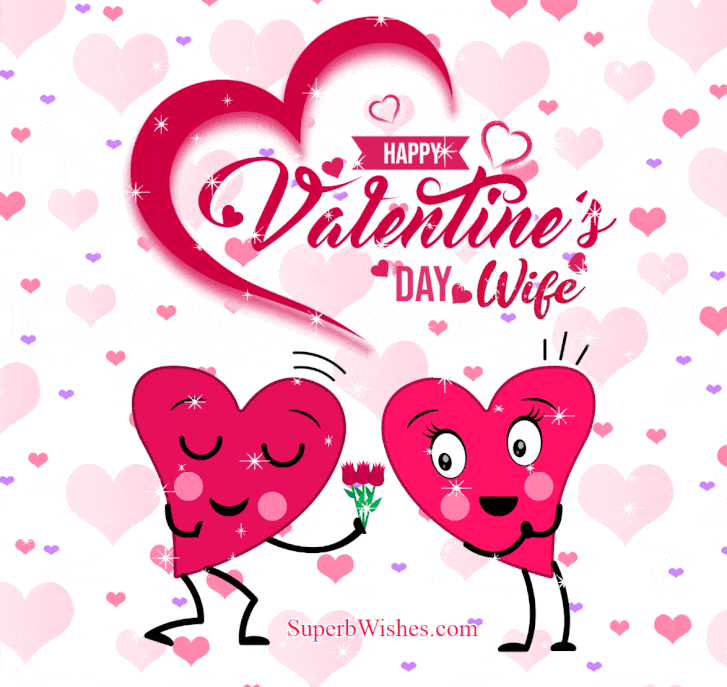 Happy Valentine's Day Wife Animated GIF 