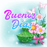 Buenos Días GIF Video Con Flores