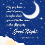 Wishing a good night quotes animated GIF