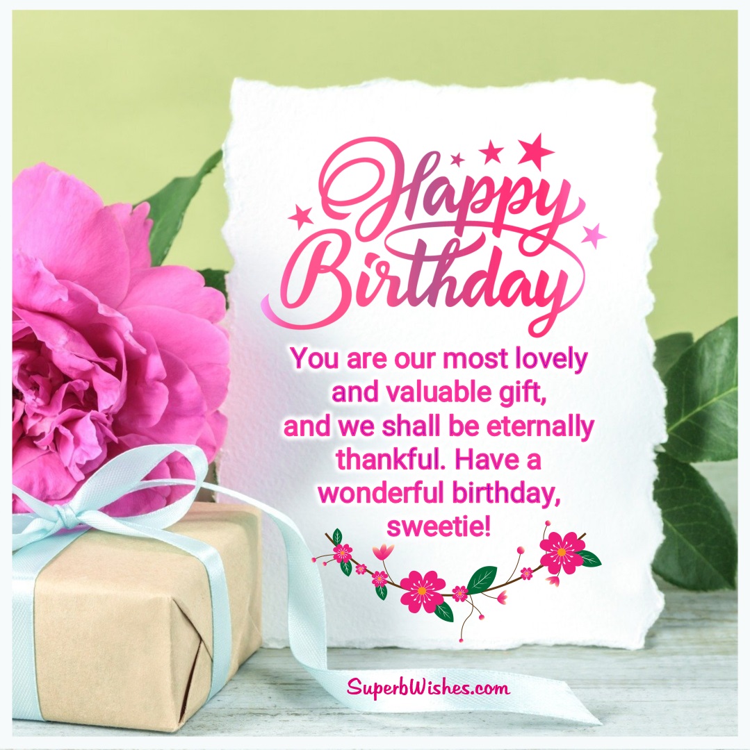 Birthday Wishes For Daughter Images - Valuable Gift | SuperbWishes.com