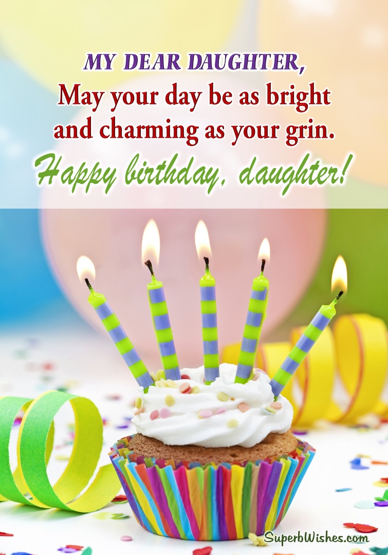 Birthday Wishes For Daughter Images - Bright And Charming ...