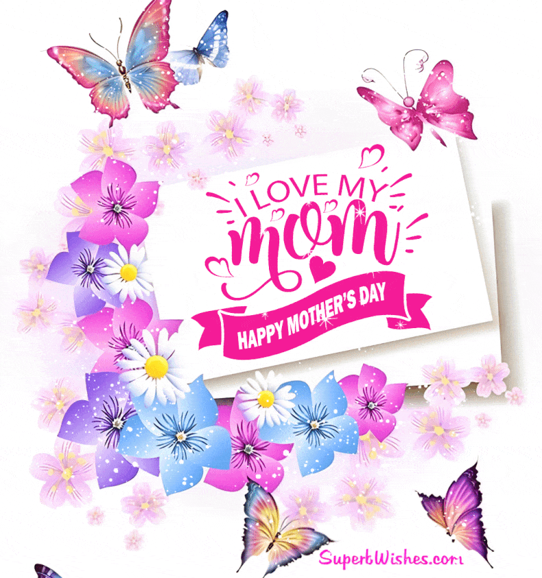 Happy Mother's Day GIF With Beautiful Flowers