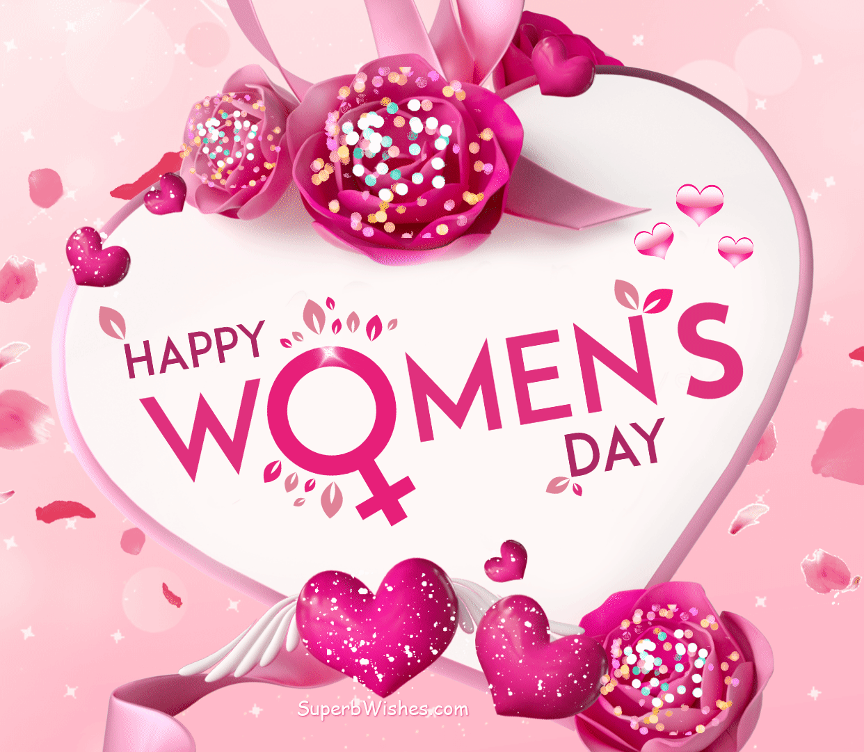 Women's Day March 8, 2023 Creative Greeting Card GIF | SuperbWishes