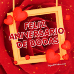 Mejor Feliz Aniversario de Bodas GIF Para Tarjetas Electrónicas