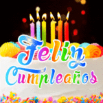 Fantástico Feliz Cumpleaños GIF Animado