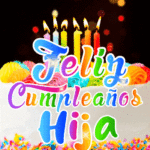 Pastel de Cumpleaños Con Velas GIF - Feliz Cumpleaños, Hija