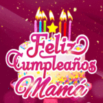 Pastel de Cumpleaños Con Velas de Colores GIF - Feliz Cumpleaños, Mamá