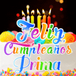 Pastel de Cumpleaños Con Velas GIF - Feliz Cumpleaños, Prima