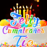 Pastel de Cumpleaños Con Velas GIF - Feliz Cumpleaños, Tío