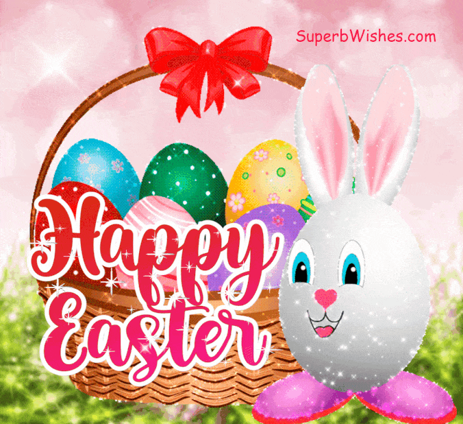 Happy Easter 2023 Greeting Card Animated GIF Video SuperbWishes