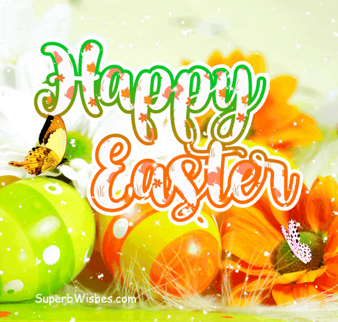 Happy Easter Greeting Card GIF Video