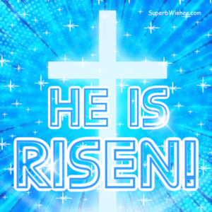 Jesus is risen, Easter Sunday GIF