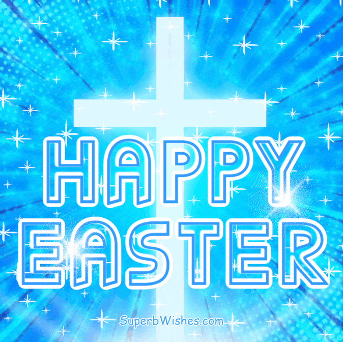 Jesus Is Risen, Easter Sunday Animated GIF