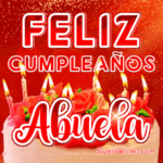 Delicado Pastel de Cumpleaños GIF - Feliz Cumpleaños, Abuela