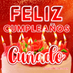 Delicado Pastel de Cumpleaños GIF - Feliz Cumpleaños, Cuñado