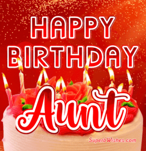 Delicate Birthday Cake GIF - Happy Birthday, Aunt