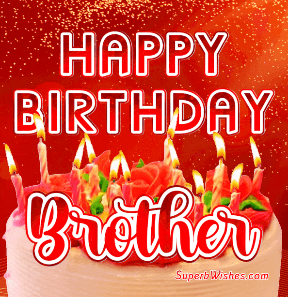 Delicate Birthday Cake GIF - Happy Birthday, Brother