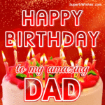 Delicate Birthday Cake GIF - Happy Birthday, Dad