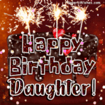 Sparkling Chocolate Drip Cake GIF - Happy Birthday, Daughter!