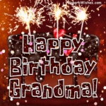 Sparkling Chocolate Drip Cake GIF - Happy Birthday, Grandma!