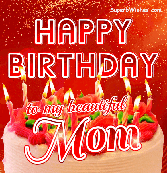 Delicate Birthday Cake GIF - Happy Birthday, Mom