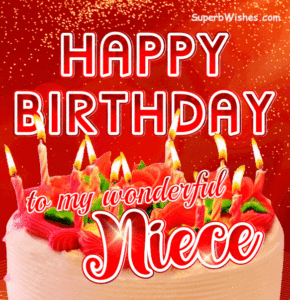 Delicate Birthday Cake GIF - Happy Birthday, Niece
