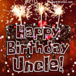 Sparkling Chocolate Drip Cake GIF - Happy Birthday, Uncle!