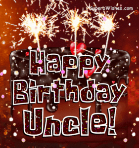 Sparkling Chocolate Drip Cake GIF - Happy Birthday, Uncle!