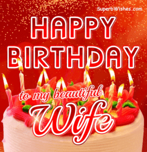 Delicate Birthday Cake GIF - Happy Birthday, Wife
