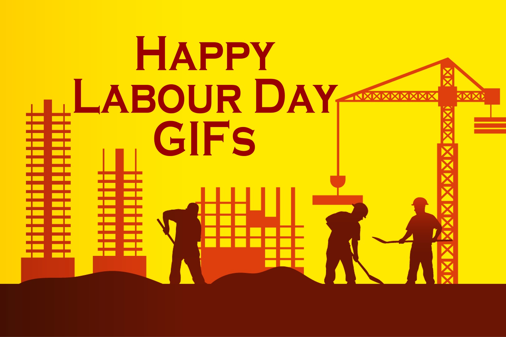 Happy Labour Day 2024 Animated GIFs