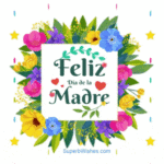 Feliz Día de la Madre Con Flores en Flor GIF