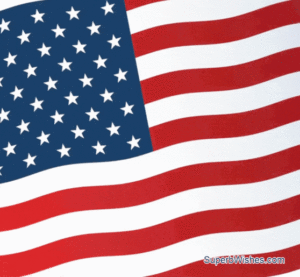 Happy Memorial Day GIF With American Flag