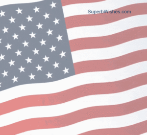 Happy 4th of July GIF With The American Flag