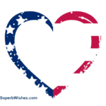 Heart-Shaped Happy 4th of July GIF