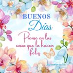 Buenos Días Imágenes - Piense en las cosas que le hacen feliz