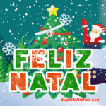 GIF animado de flocos de neve de Natal