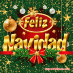 GIF animado de cinta roja de Navidad