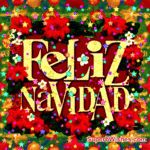 Hermoso GIF animado de Feliz Navidad