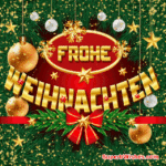 Weihnachten rote Schleife animiertes GIF