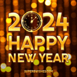 New Stylish Happy New Year 2024 GIF