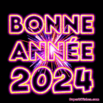 Avoir un excellent début de la nouvelle année 2024 - GIF Image