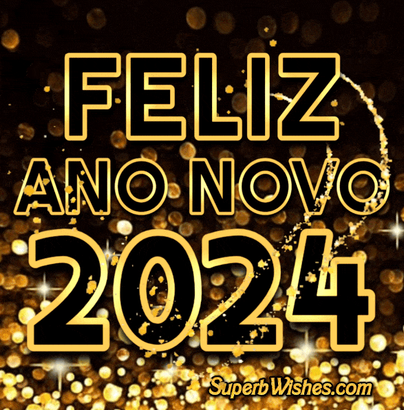 Criar Feliz Ano Novo 2024 GIF Personalizado Especial - Fácil & Grátis