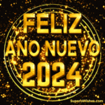 Espectacular Feliz Año Nuevo 2024 GIF animado