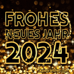 Ich wünsche Ihnen ein Fröhlich 2024 GIF Bild