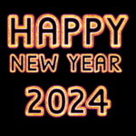 Wishing you a bright start in 2024! - GIF Image