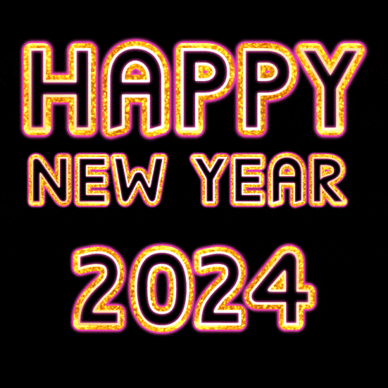 Wishing you a bright start in 2024! GIF Image