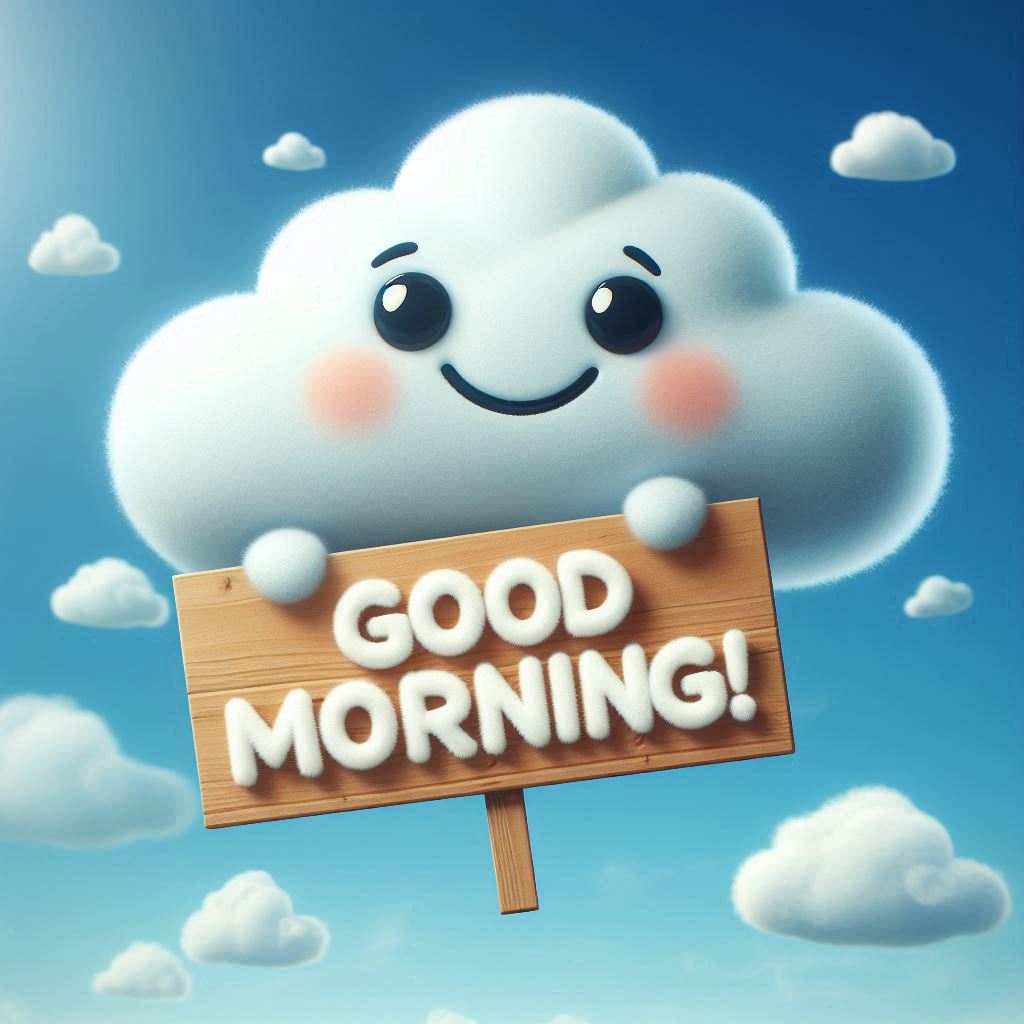 Good morning cloud image