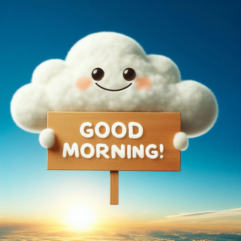 Good morning cloud image