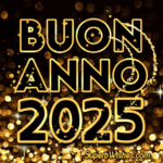 Augurandovi un gioioso 2025 GIF immagine