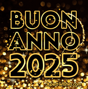 Augurandovi un gioioso 2025 GIF immagine